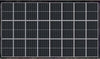 10KW Schienensystem Einlagig Schwarz Eloxiert für 24 Module zu 8 Module in 3 Reihen