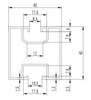10KW Schienensystem Einlagig Schwarz Eloxiert für 24 Module zu 8 Module in 3 Reihen