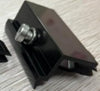 10KW Schienensystem Einlagig Schwarz Eloxiert für 24 Module zu 8 Module in 3 Reihen