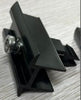 10KW Schienensystem Einlagig Schwarz Eloxiert für 24 Module zu 8 Module in 3 Reihen