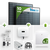 PV Komplettpaket Huawei 10KW Schrägdachmontage Trina 430 Vertex S+ Bifazial Black Frame Module