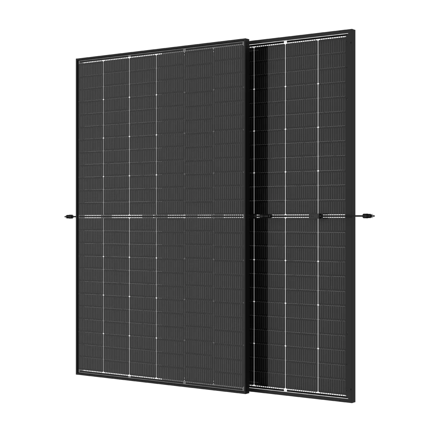 PV Komplettpaket Huawei 8KW Schrägdachmontage Trina 430 Vertex S+ Bifazial Black Frame Module